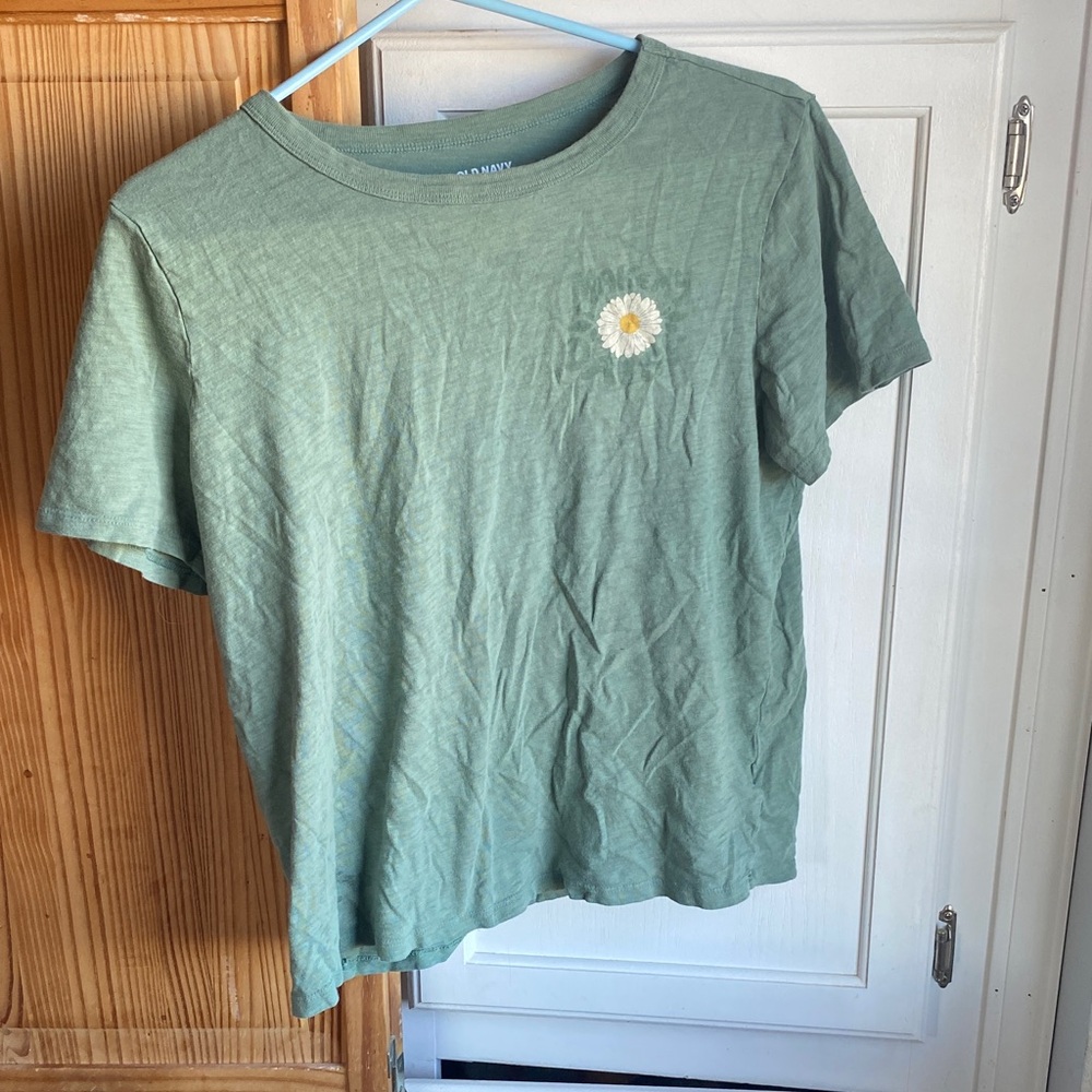 Old Navy Sage Green Crew Neck Tee